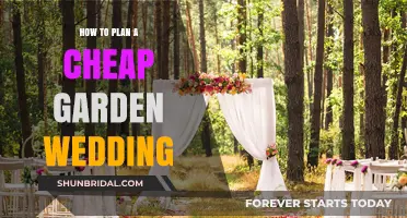 Budget-Friendly Garden Wedding: Tips for a Beautiful, Affordable Celebration