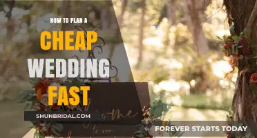 Quick and Affordable: A Guide to Planning Your Dream Wedding on a Budget