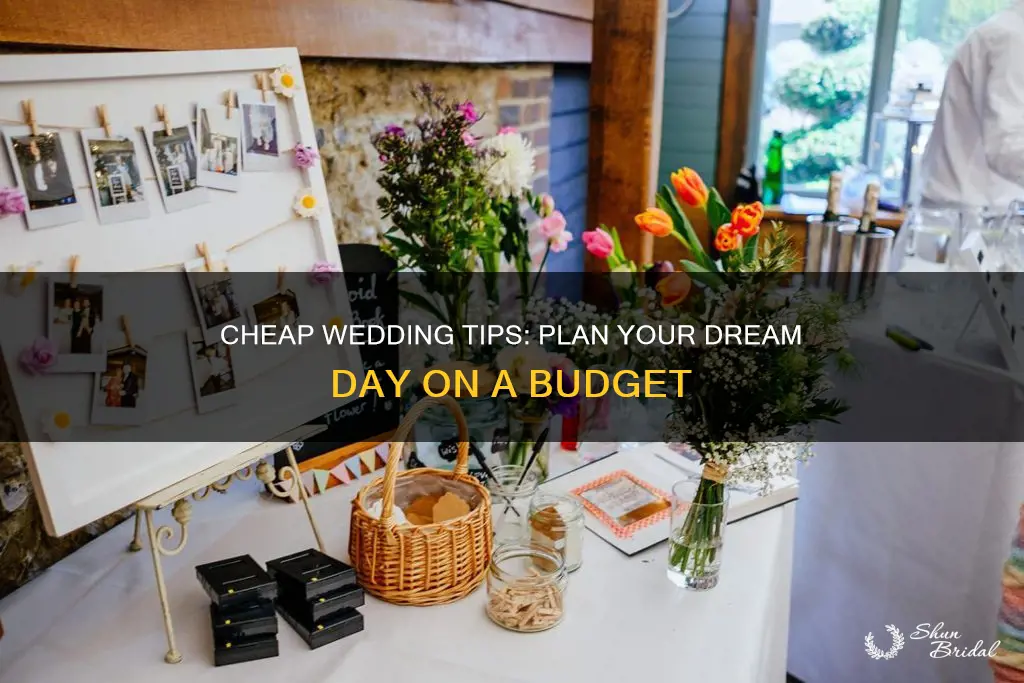 how to plan a cheap wedding under 1000