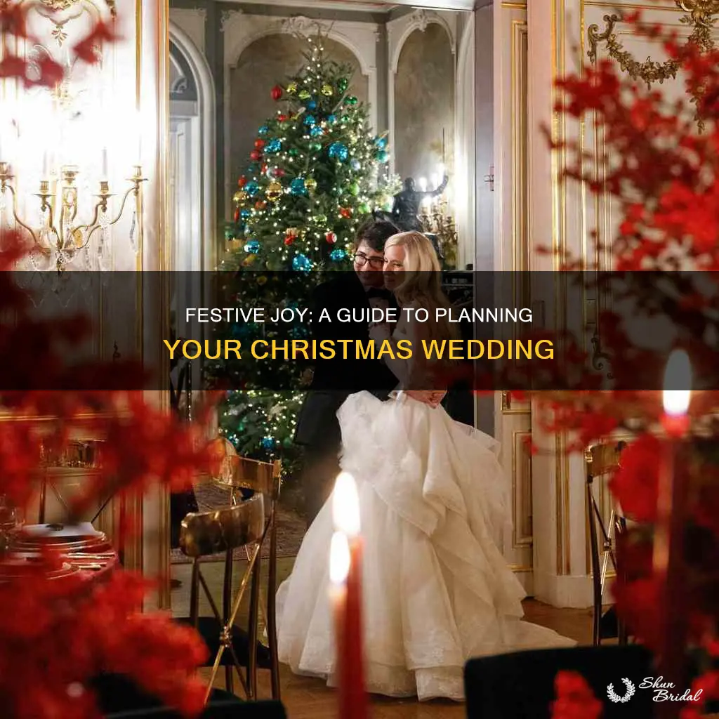 how to plan a christmas wedding