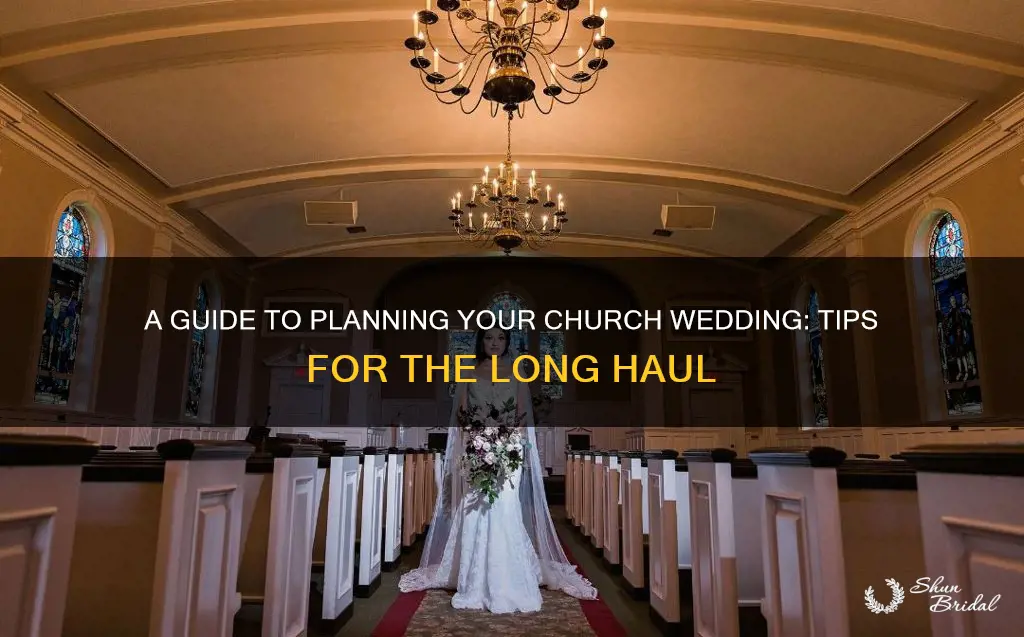 how to plan a church wedding 2 years away