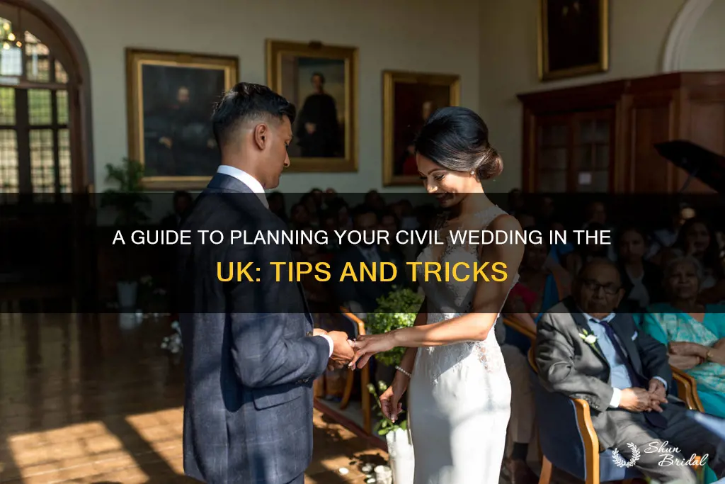 how to plan a civil wedding ceremony uk