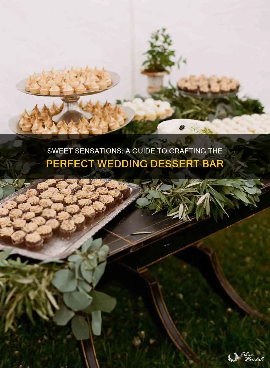 how to plan a dessert bar for a wedding