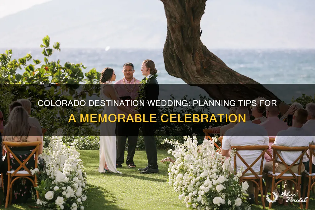 how to plan a destination wedding in colorado