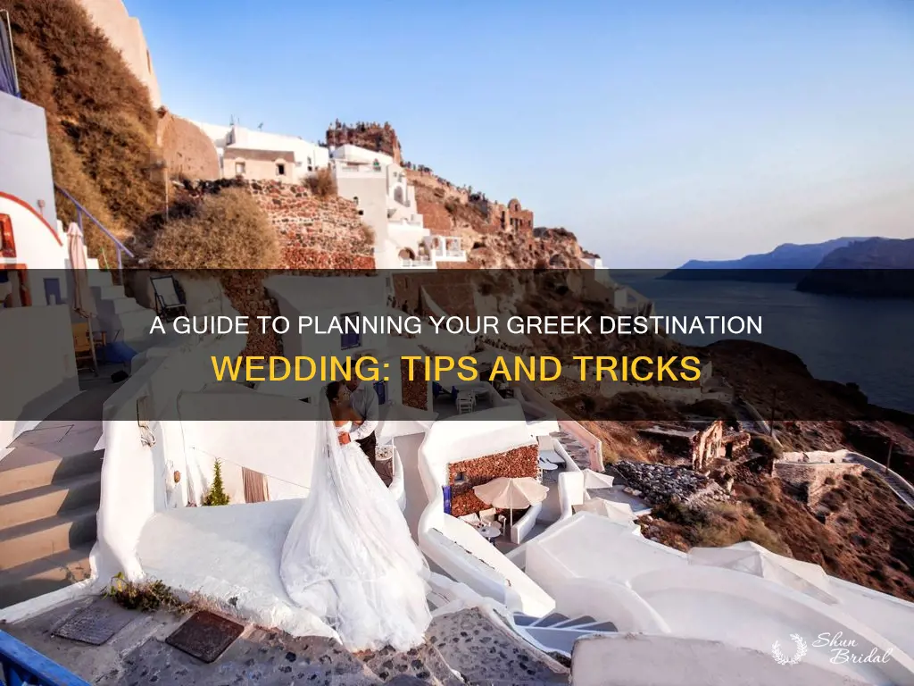 how to plan a destination wedding in greece