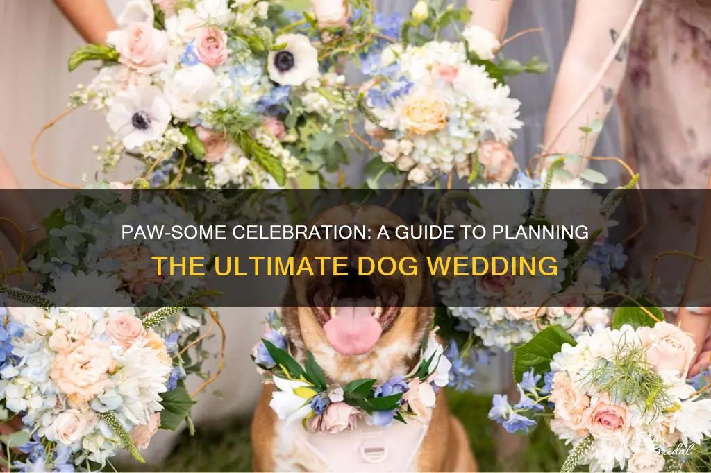 how to plan a dog wedding