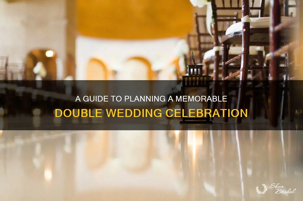 how to plan a double wedding