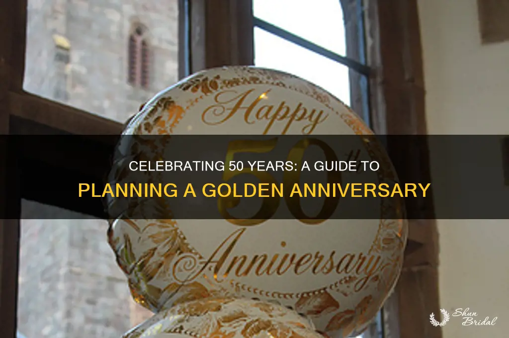how to plan a fiftieth wedding anniversary
