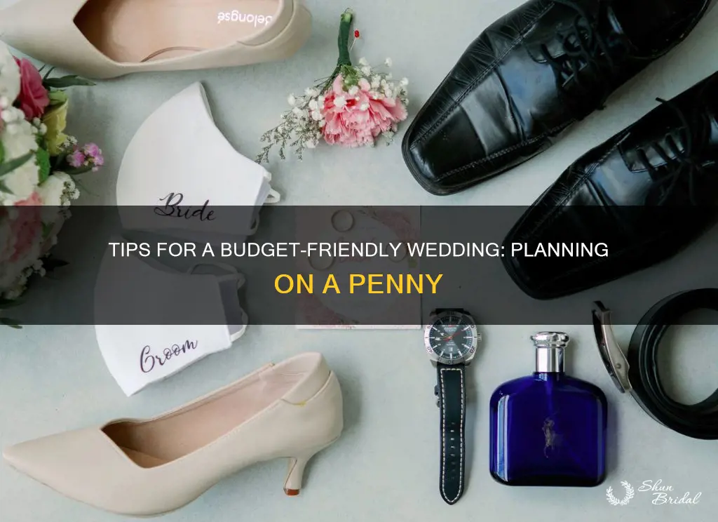 how to plan a frugal wedding