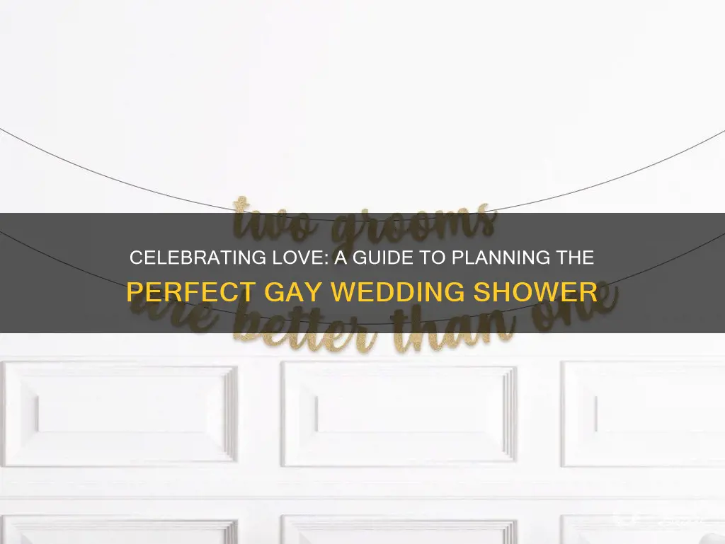 how to plan a gay wedding shower