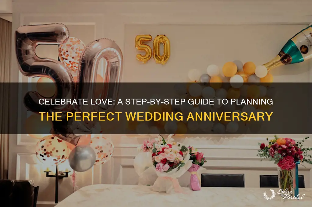how to plan a good wedding anniversary
