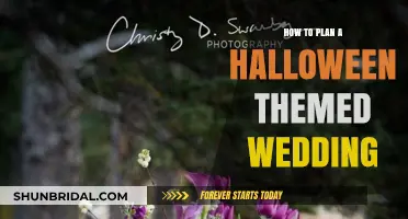 Spooky Celebration: A Guide to Planning Your Halloween-Themed Wedding