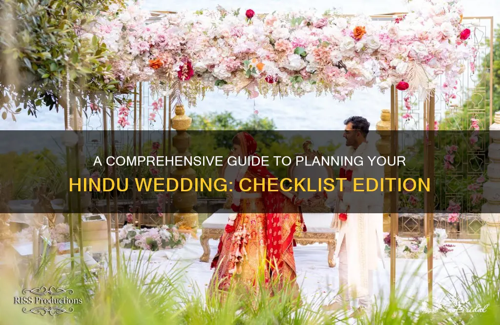 how to plan a hindu wedding checklist