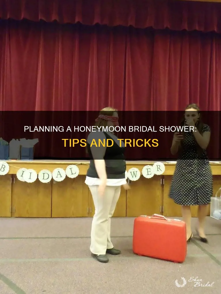 how to plan a honeymoon bridal shower