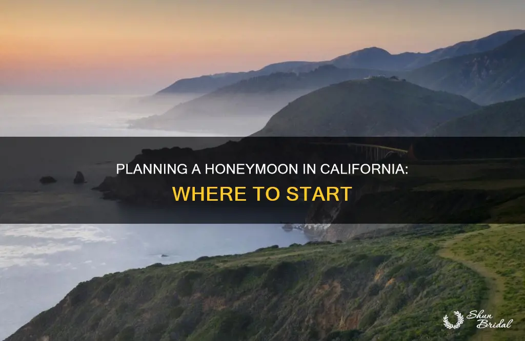 how to plan a honeymoon in California