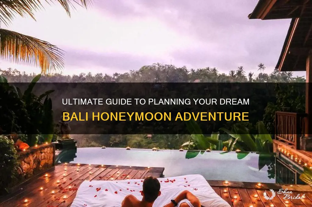 how to plan a honeymoon trip to bali