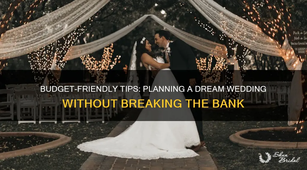 how to plan a low cost wedding