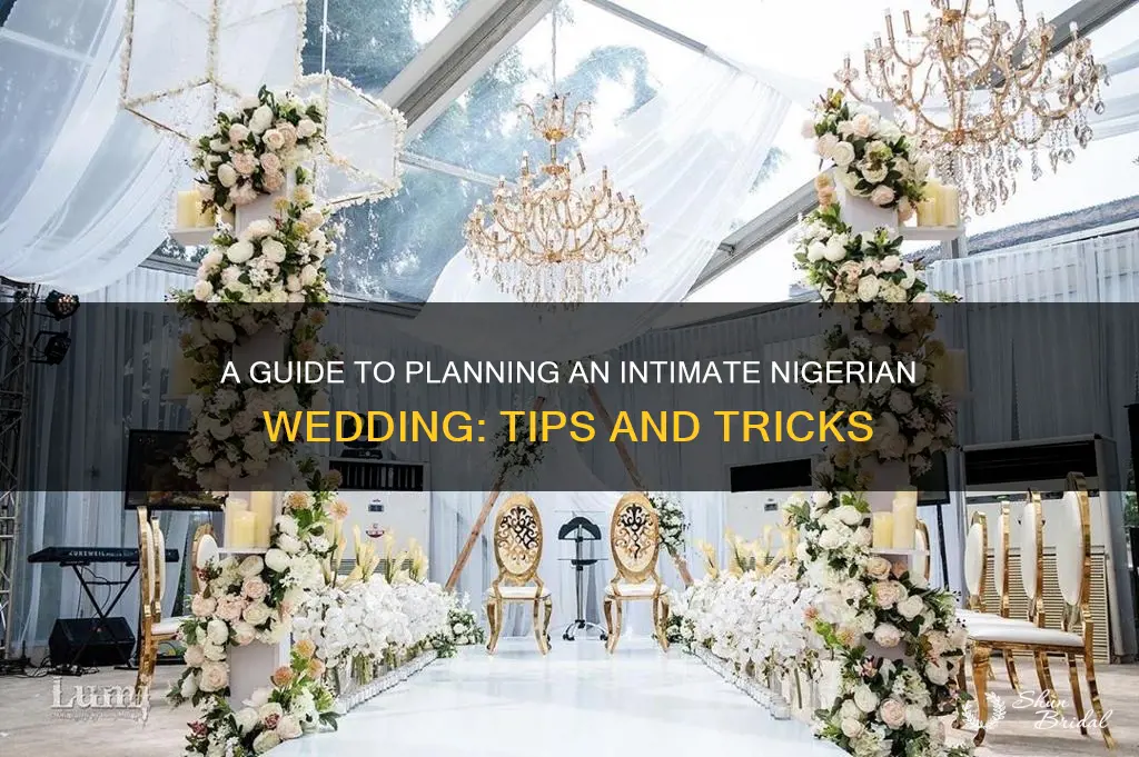 how to plan a low key wedding in nigeria