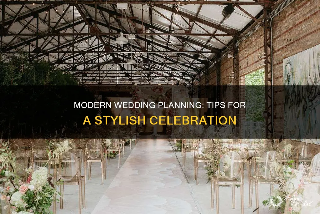 how to plan a modern wedding