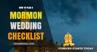 A Step-by-Step Guide to Planning Your Mormon Wedding: The Ultimate Checklist