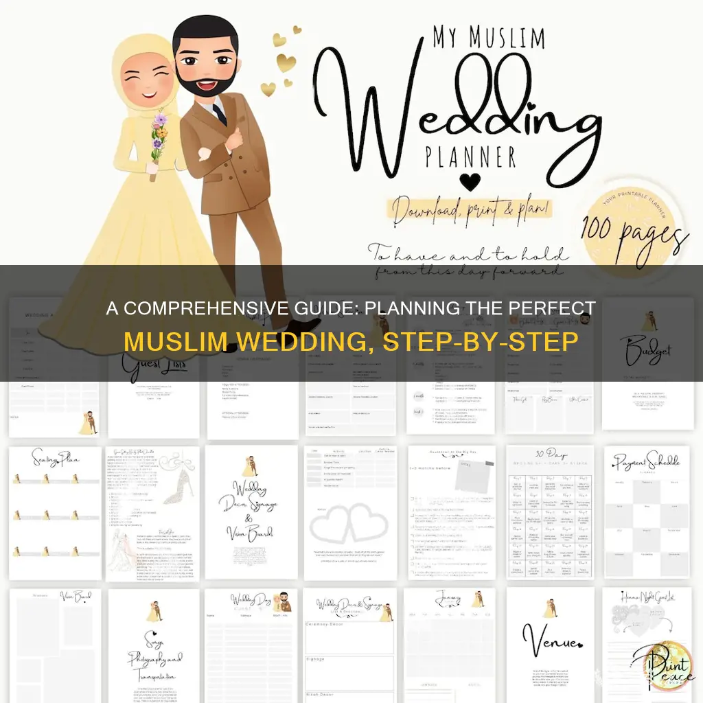 how to plan a muslim wedding step by step