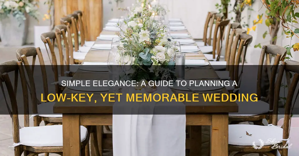 how to plan a not fancy wedding