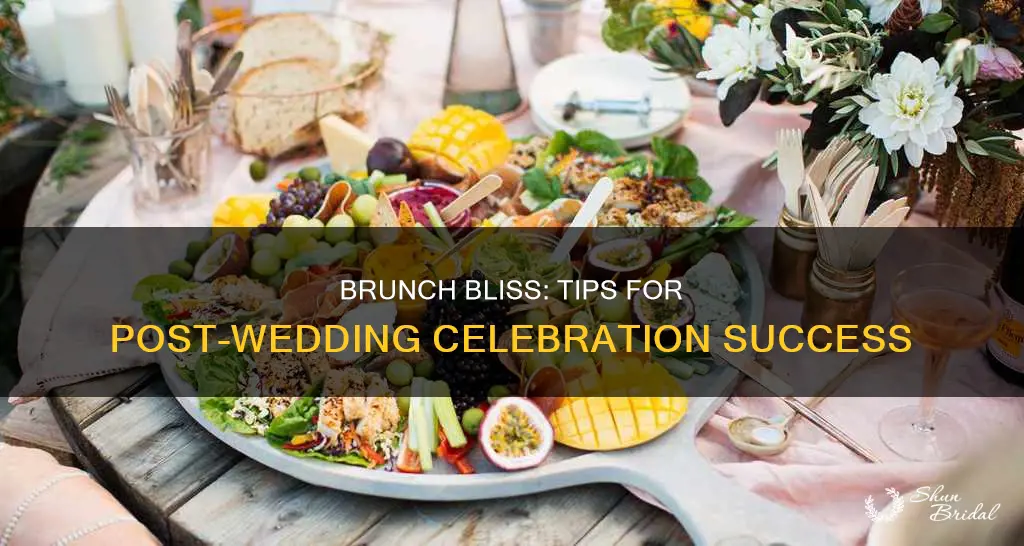 how to plan a post wedding brunch