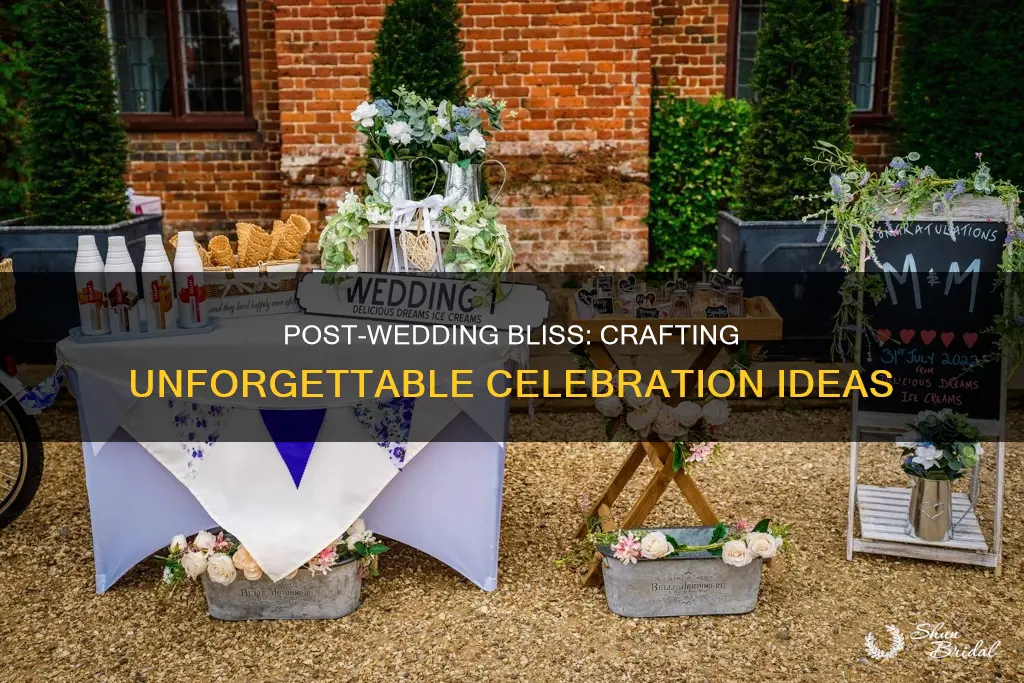 how to plan a post wedding celebration