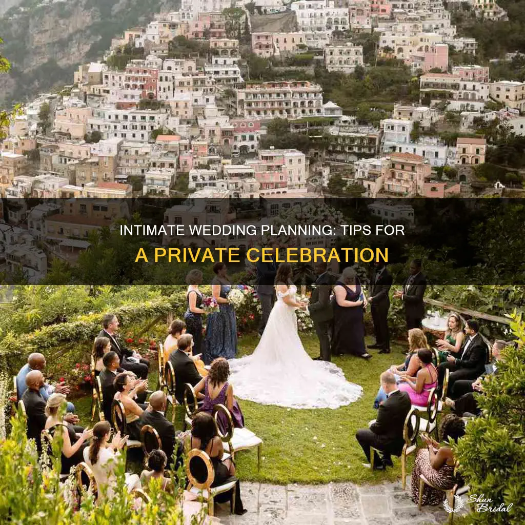 how to plan a private wedding