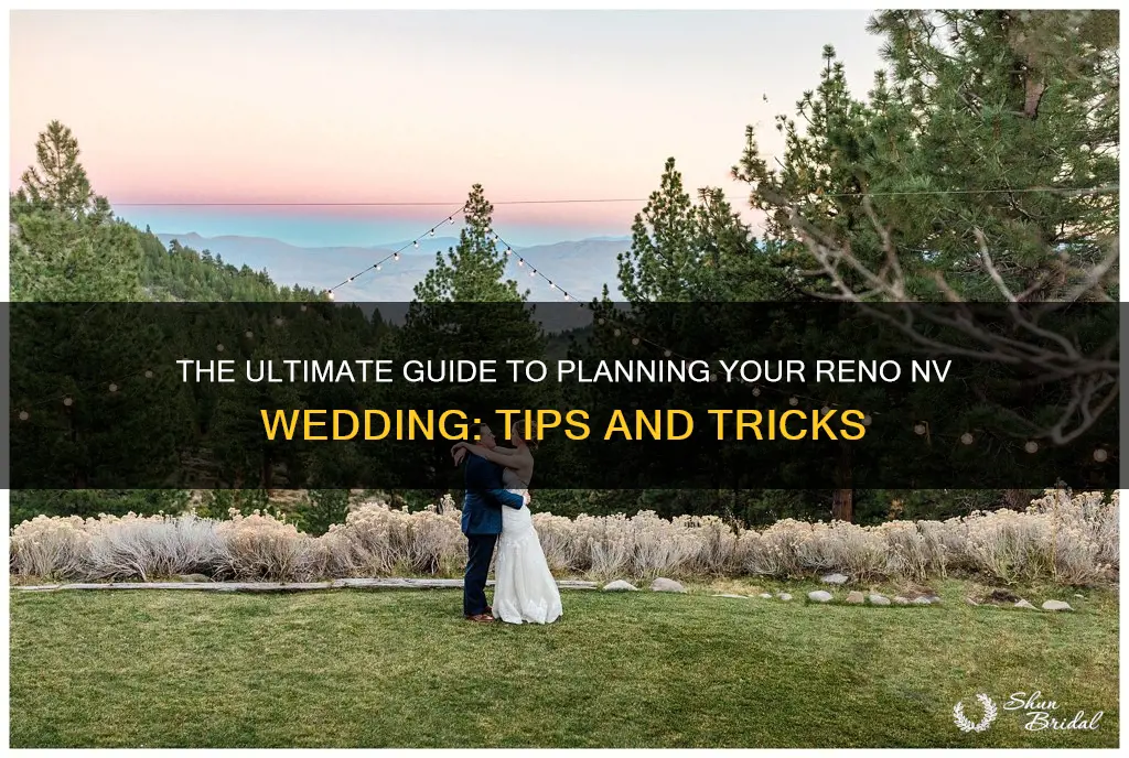 how to plan a reno nv wedding