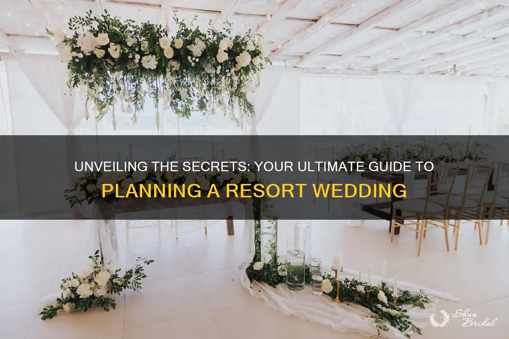 how to plan a resort wedding