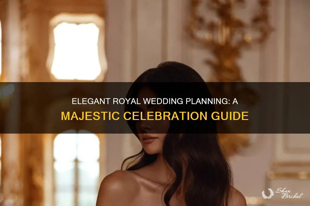 how to plan a royal themed wedding