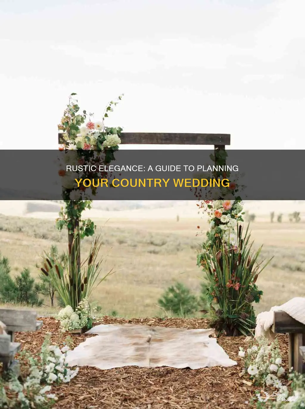 how to plan a rustic country wedding