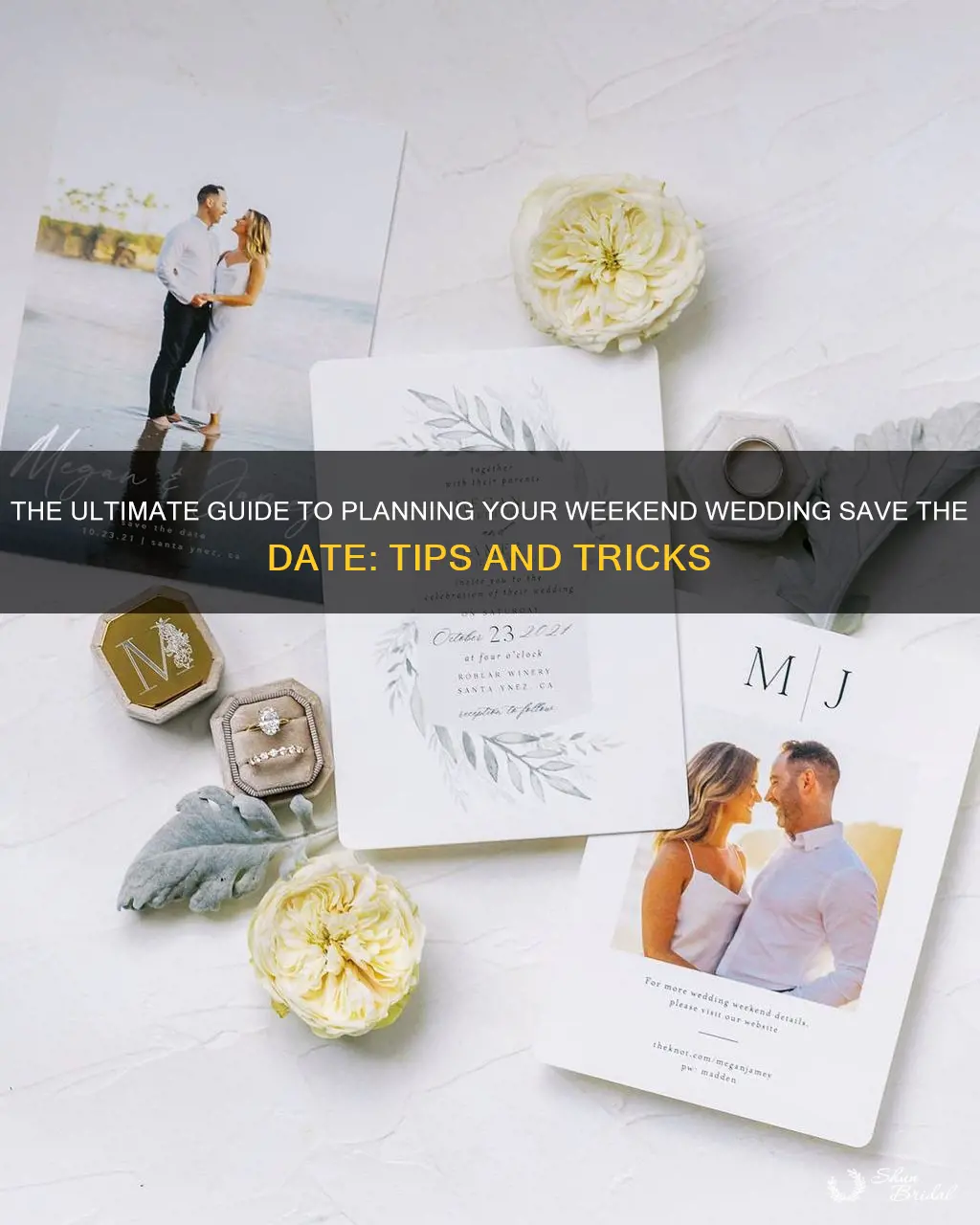 how to plan a save the date for weekend wedding