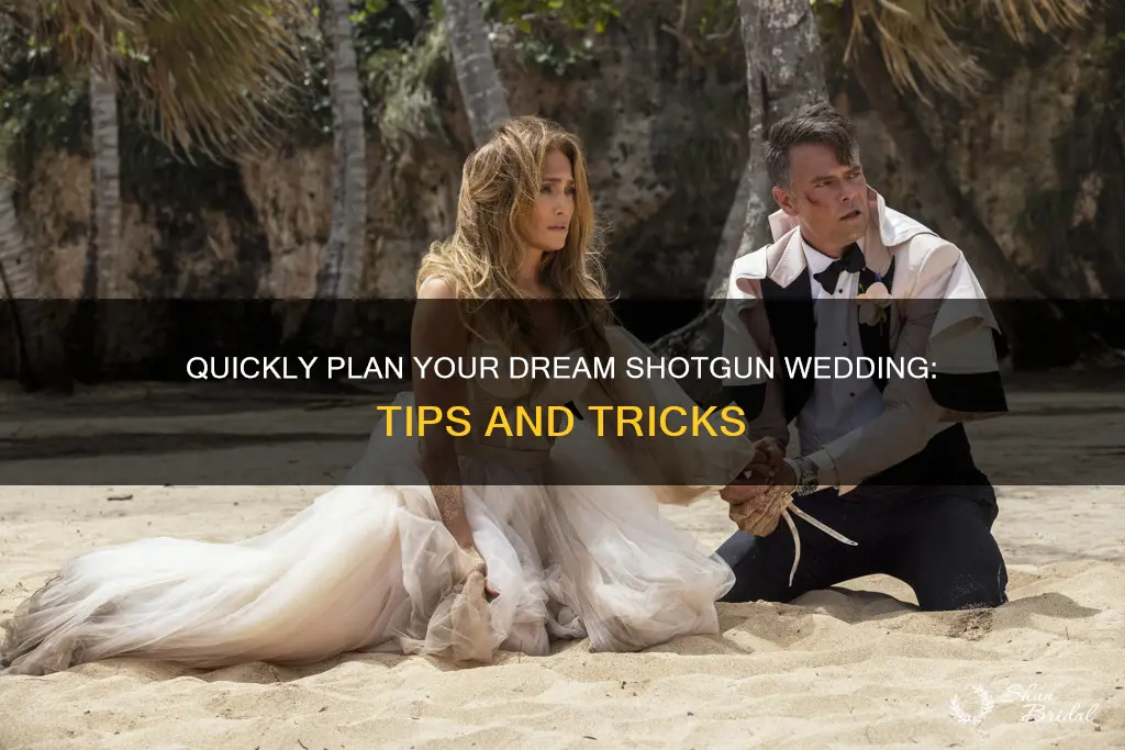 how to plan a shotgun wedding