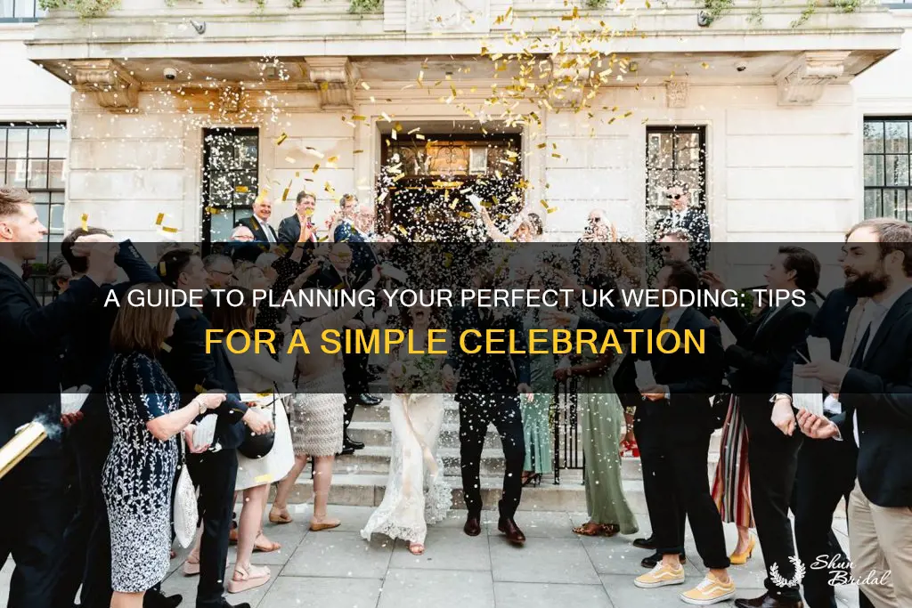 how to plan a simple wedding uk