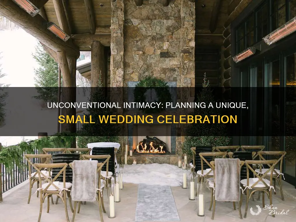 how to plan a small intimate wedding without traditional