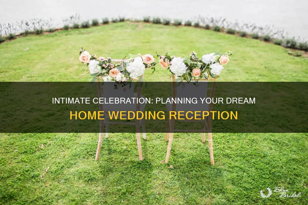 how to plan a small wedding reception in your home