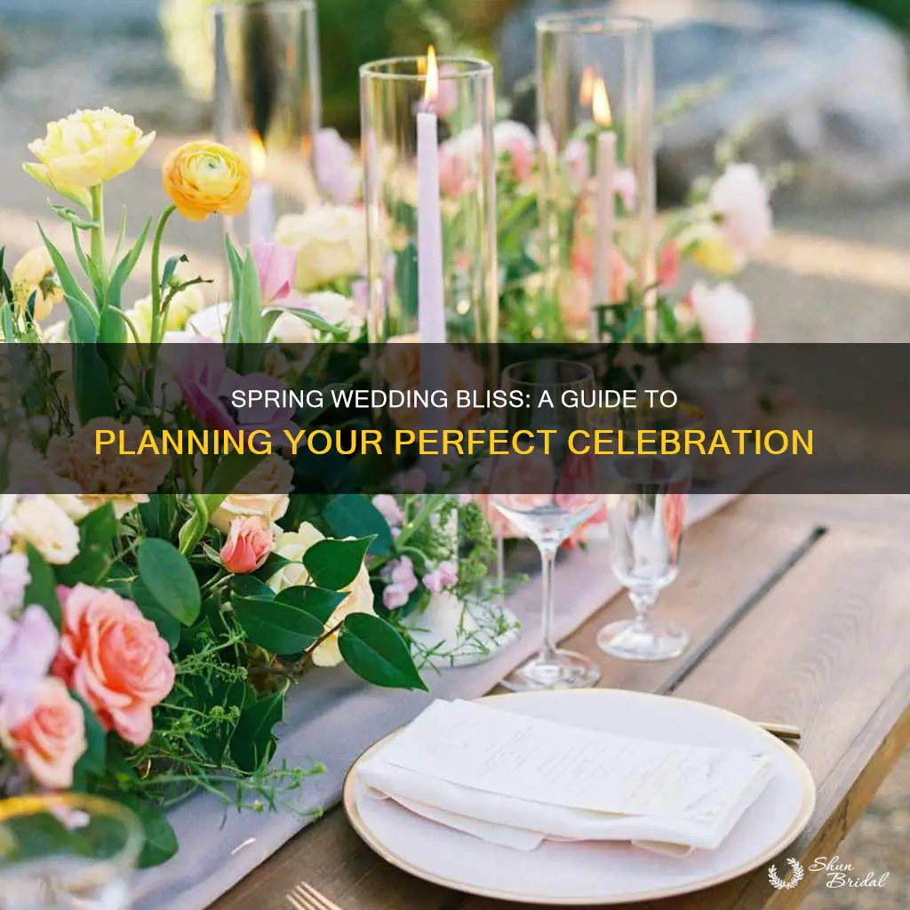 how to plan a spring wedding