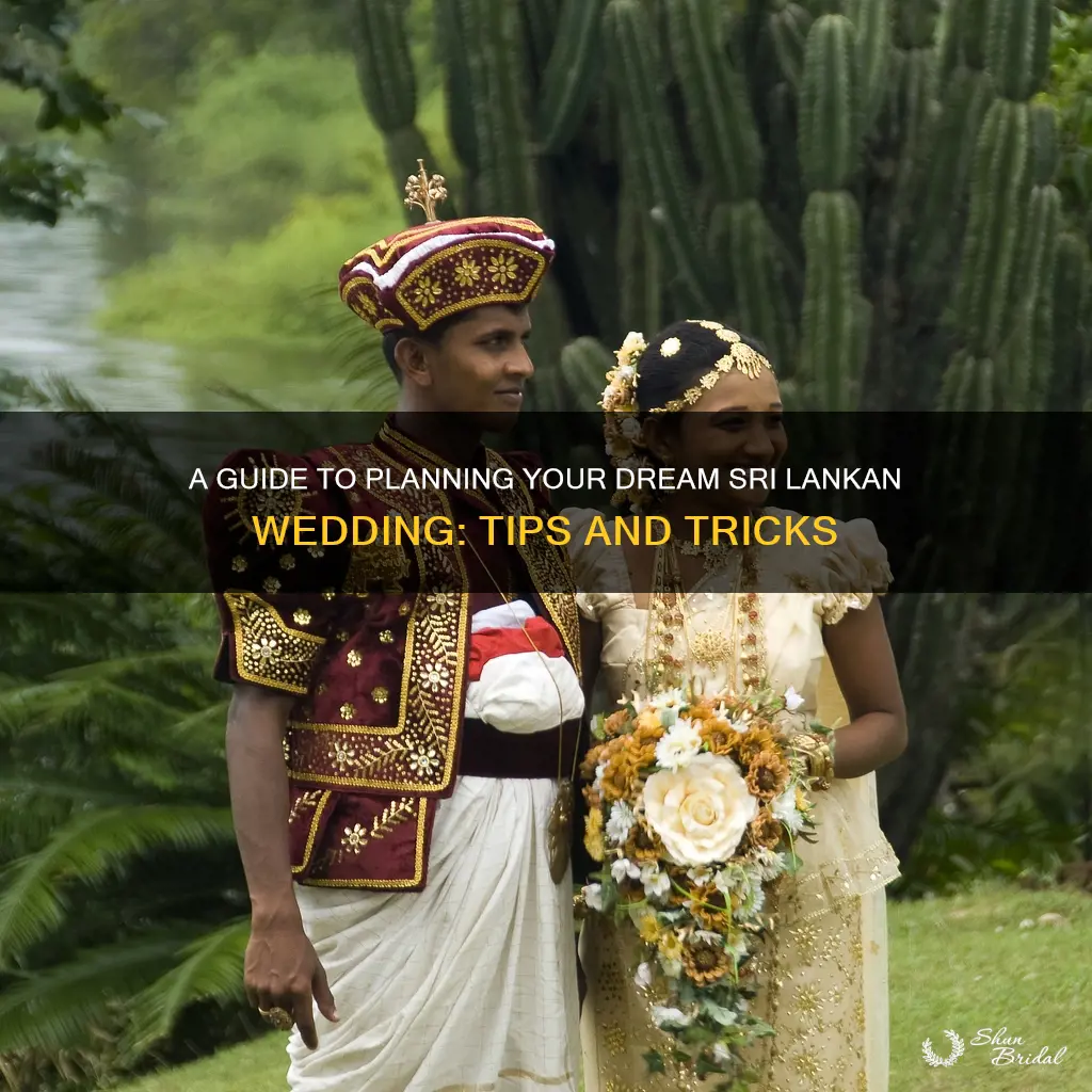 how to plan a sri lankan wedding