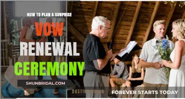 Planning a Surprise Vow Renewal: Tips for a Memorable Celebration