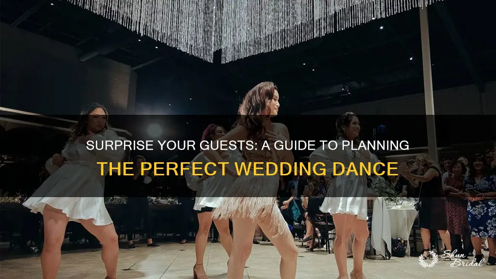 how to plan a surprise wedding dance