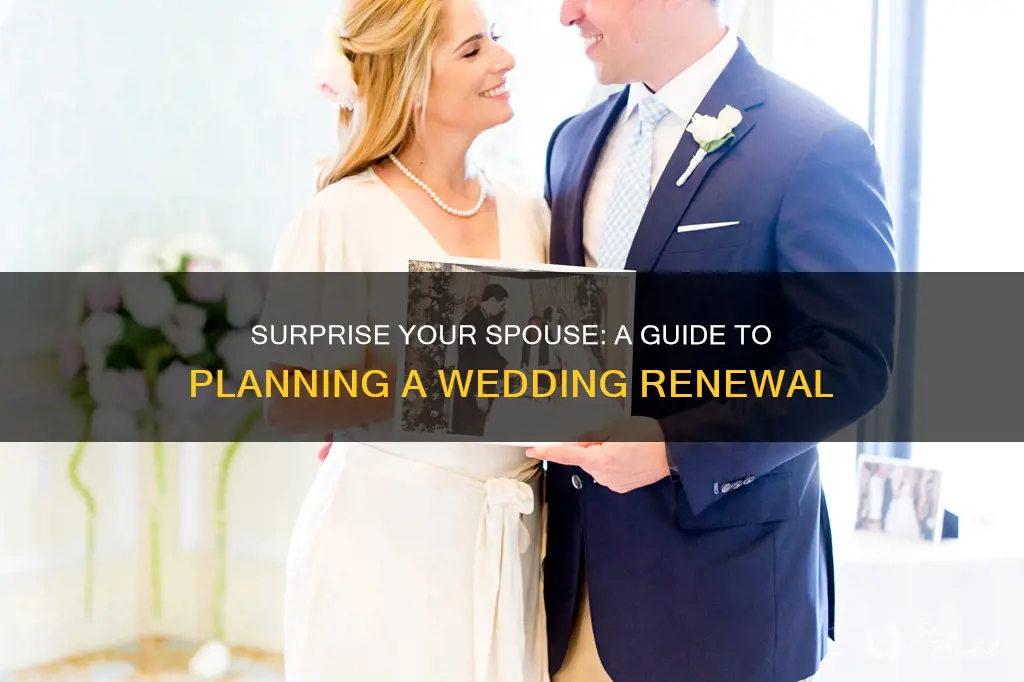 how to plan a surprise wedding renewal