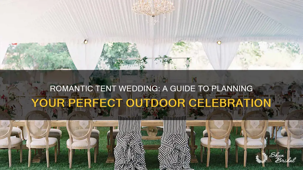 how to plan a tent wedding