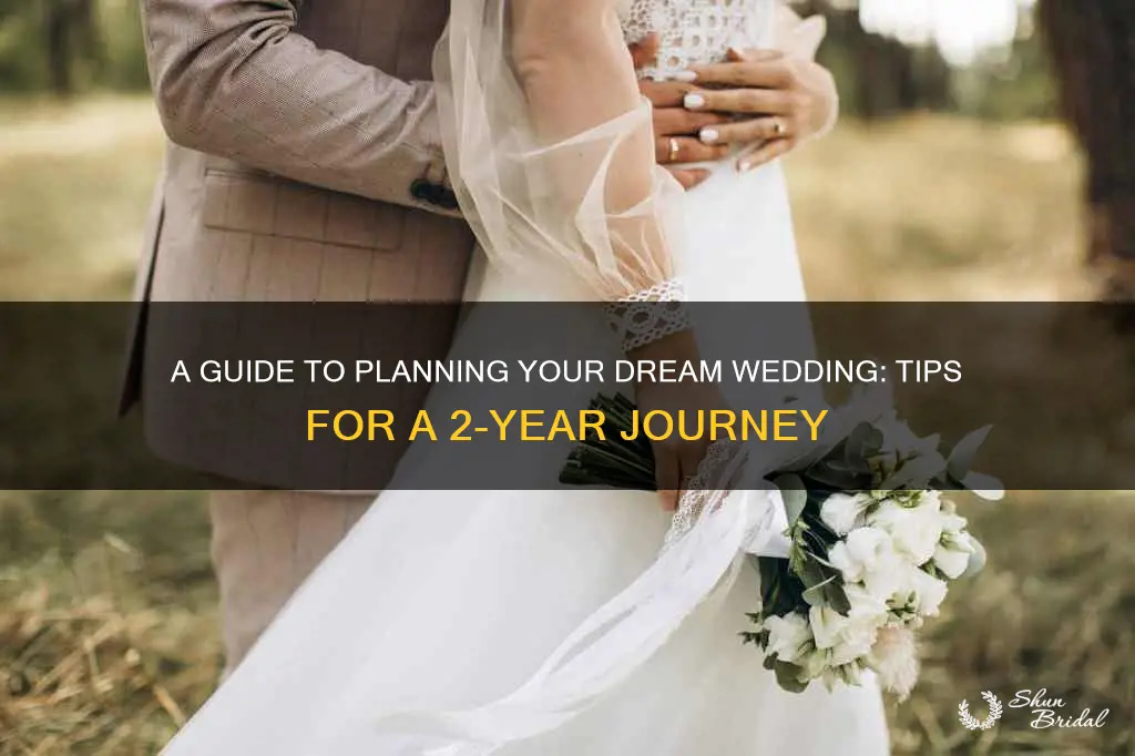 how to plan a wedding 2 years in advance