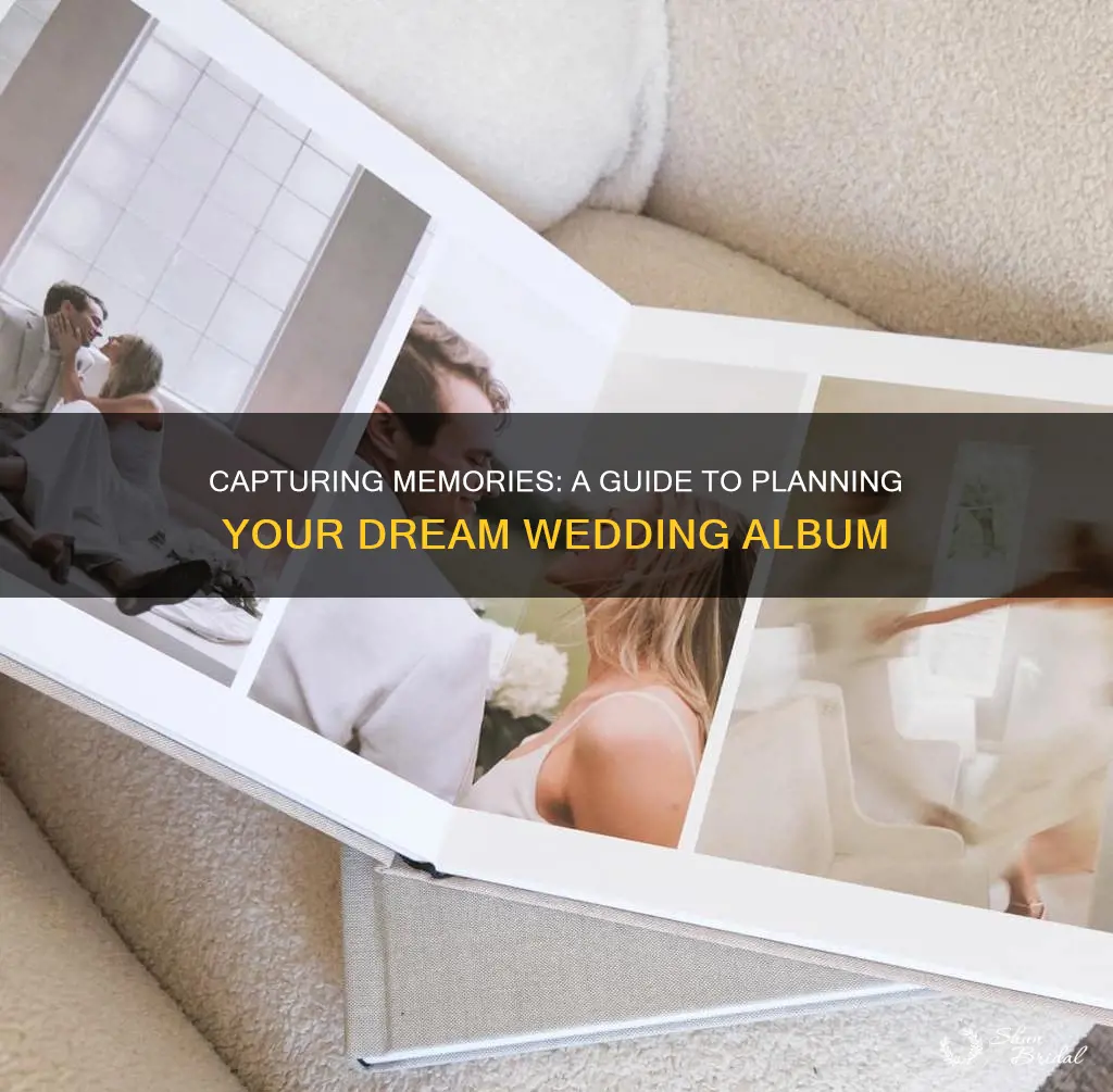 how to plan a wedding album