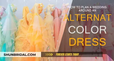 Planning a Wedding with an Alternative Color Dress