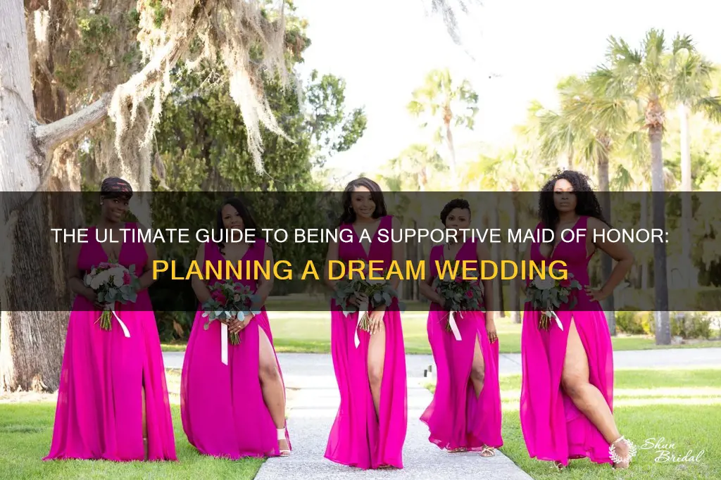 how to plan a wedding as a maid of honor