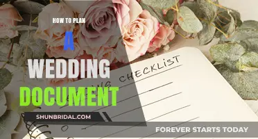 The Ultimate Guide to Planning Your Dream Wedding: A Step-by-Step Document Checklist