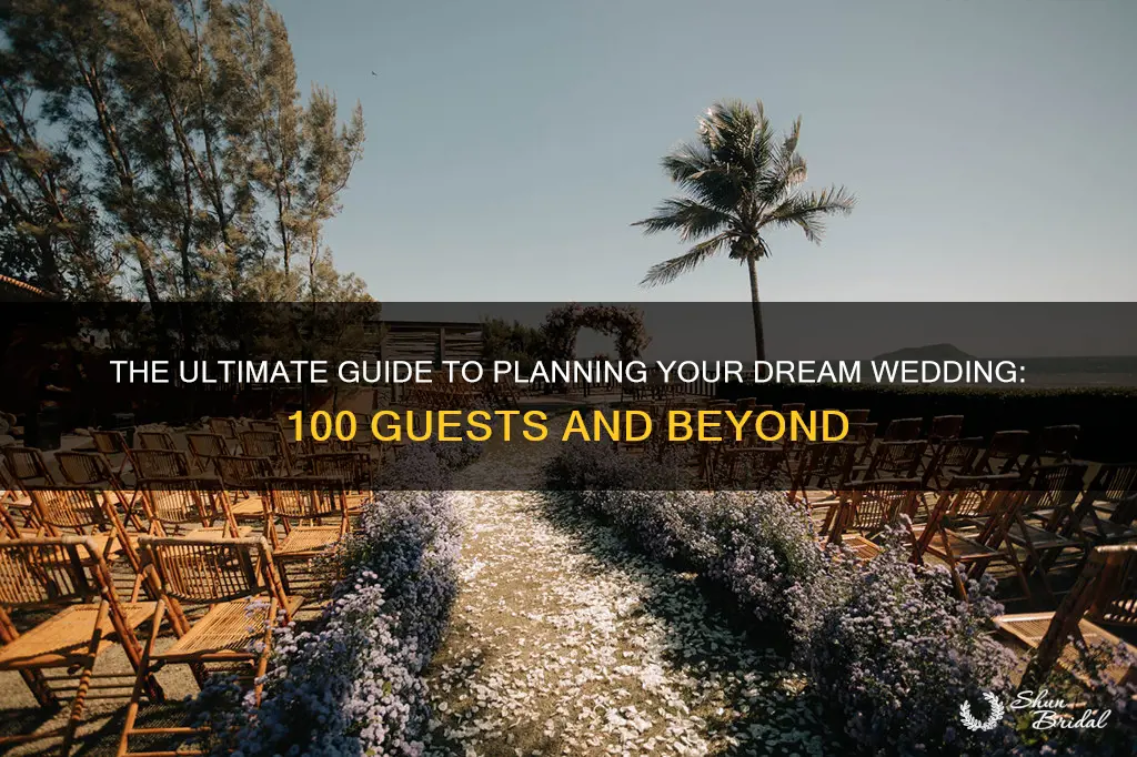 how to plan a wedding for 100 guests